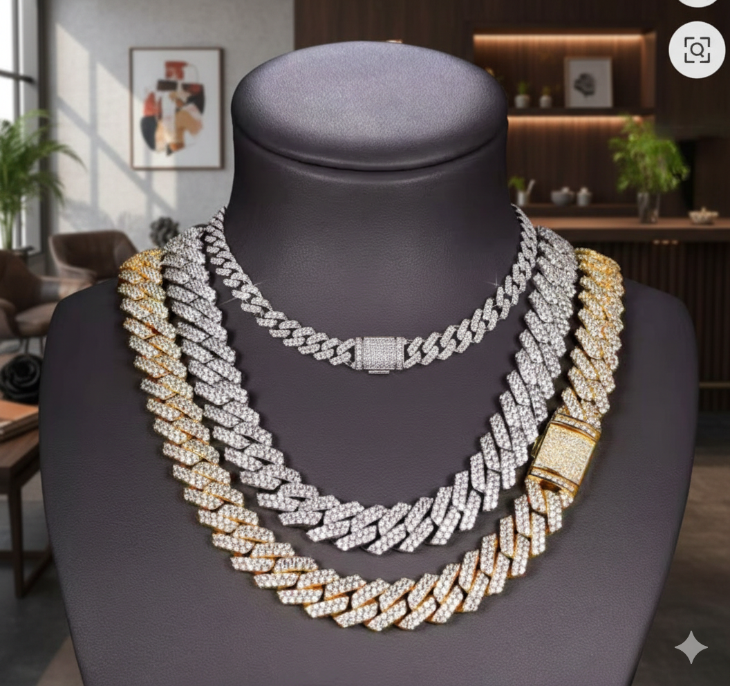 Tennis Chains, 6.5mm Gold, Lab Diamond With IGI Certificate VVS1 - D