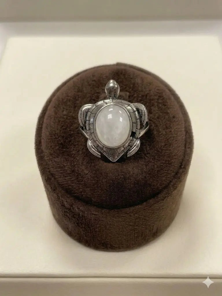 Handmade Natural Stone Gemstone Rings With Copper & Silver, Stone Size 8*10, Vin-New-Rino8