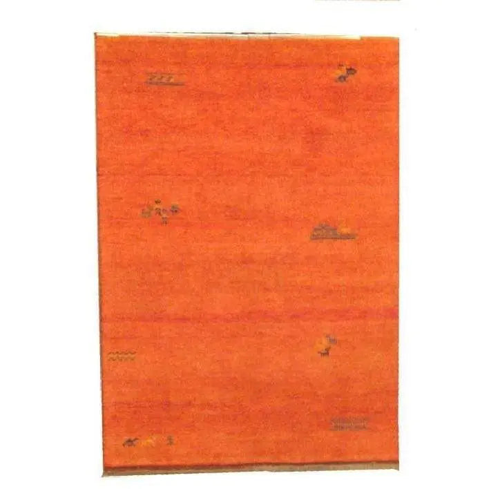 One Of The Kind Indian Hand-Knotted Gabbeh Rug 6'7" X 4'7"
