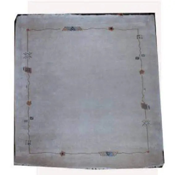 One Of The Kind Indian Hand-Knotted Gabbeh Rug 6'8" X 6'5"