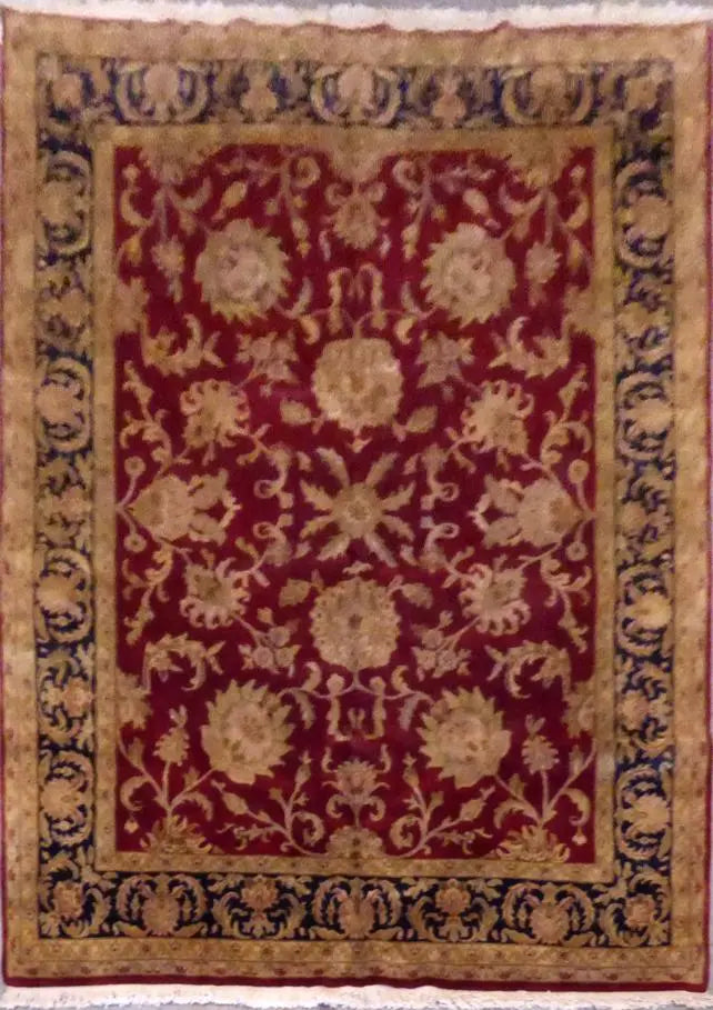 One Of The Kind Indian Hand-Knotted Rug 11'6'' X 8'2"