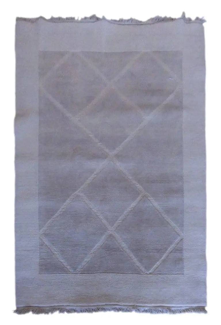 One Of The Kind Indian Modern Design Rug 5'11" X 4'11"