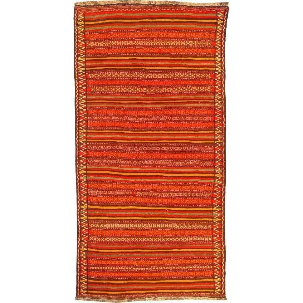 One Of The Kind Mashad Persian Kilim 10'5" X 5'2"