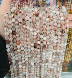 Natural Gemstone Loose Beads Necklace - Black gold super - NO.228 ABC Jewelries