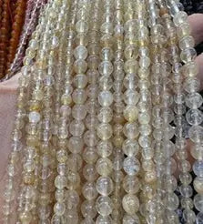 Natural Gemstone Loose Beads Necklace - Watermelon peel - NO.99 ABC Jewelries