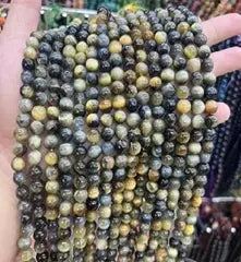 Natural Gemstone Loose Beads Necklace - dream tiger eye - NO.24 ABC Jewelries