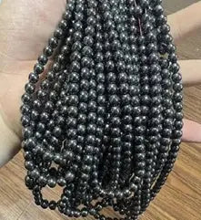 Natural Gemstone Loose Beads Necklace - hematite - NO.75 ABC Jewelries