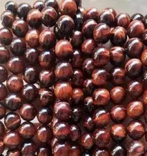 Natural Gemstone Loose Beads Necklace - red tiger eye A - NO.17 ABC Jewelries