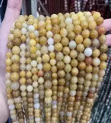 Natural Gemstone Loose Beads Necklace - topaz - NO.59 ABC Jewelries