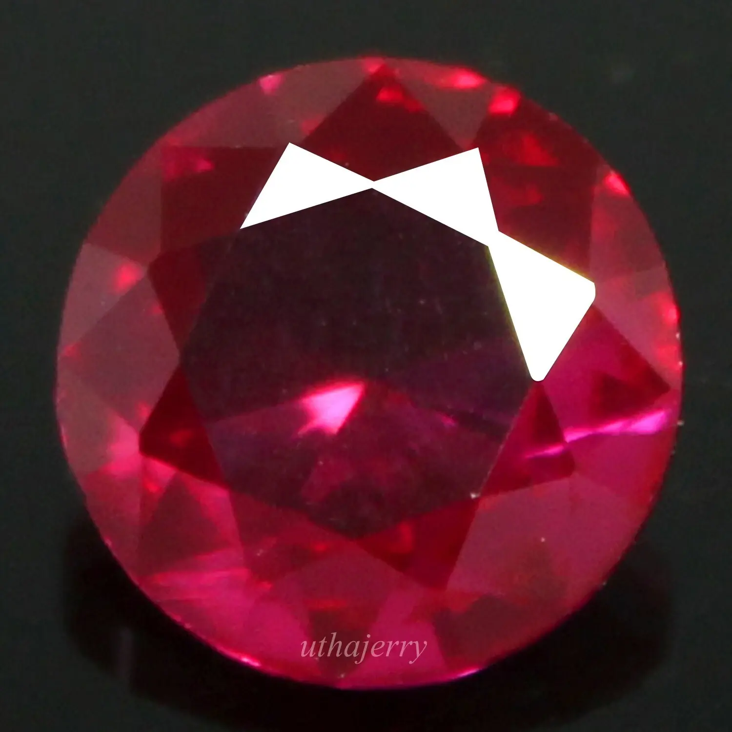 Natural Mogok Pigeon Blood Red Ruby Unheated 5.50 MM Round Gems UT02 ABC Jewelery