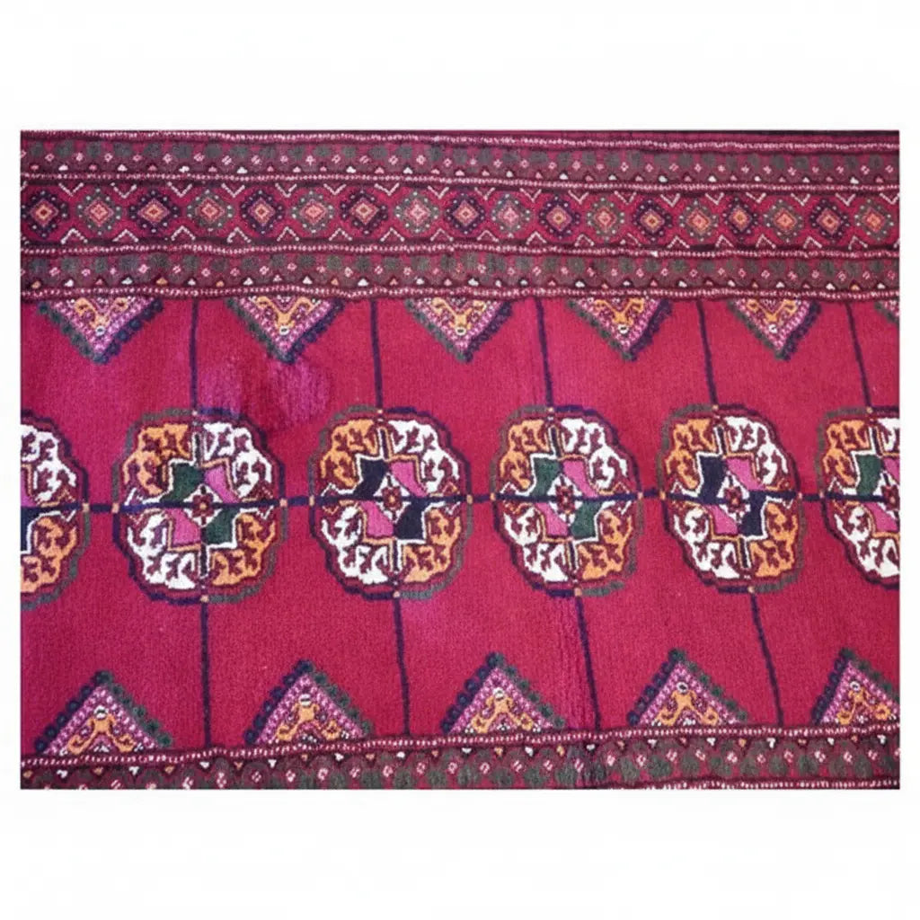 One Of The Kind Afghani Hand-Knotted Rug 10'11" x 2'9" zandirugs