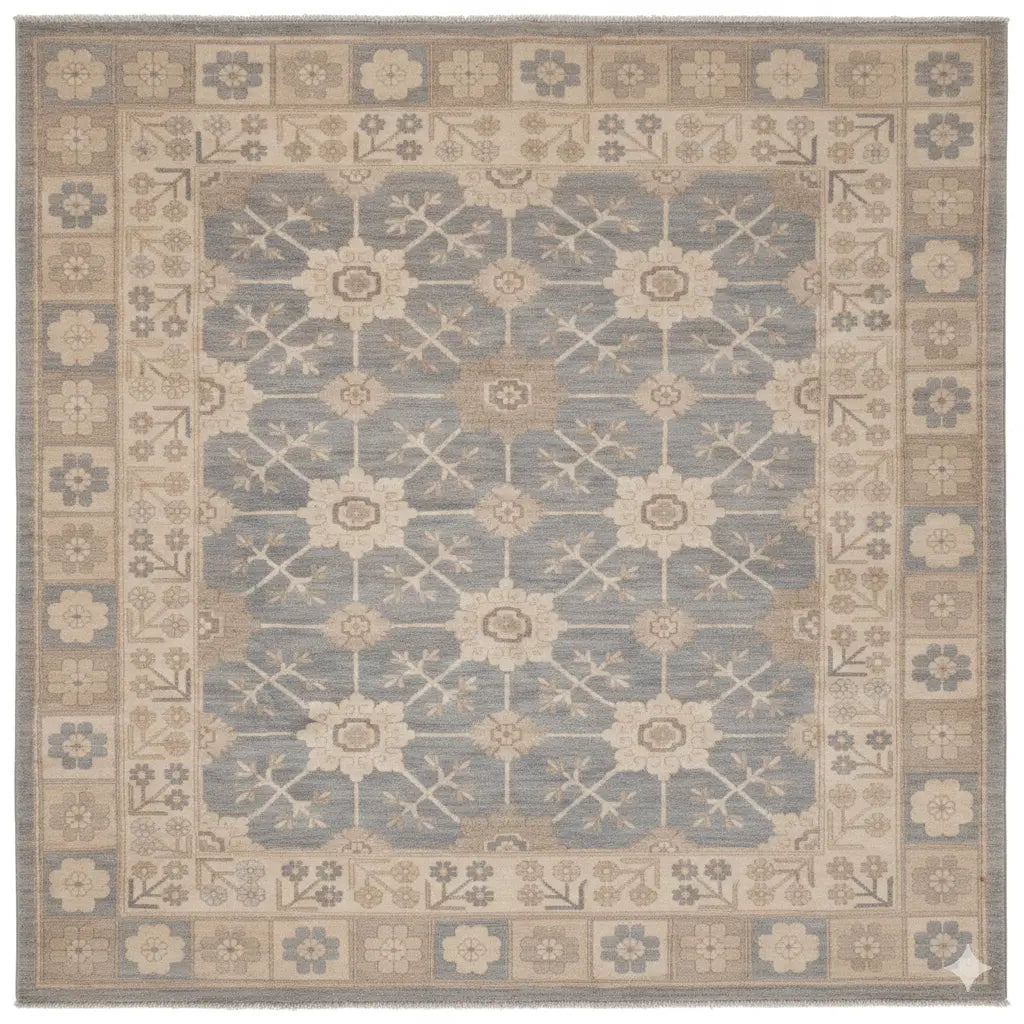 One Of The Kind Afghani Khotan Rug 10' x 7'11" zandirugs