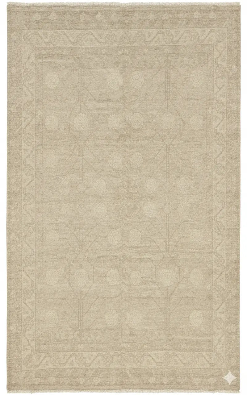 One Of The Kind Afghani Khotan Rug 10'0" x 8'0" zandirugs