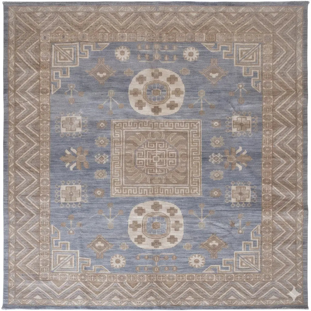 One Of The Kind Afghani Khotan Rug 10'1" x 8'1" zandirugs