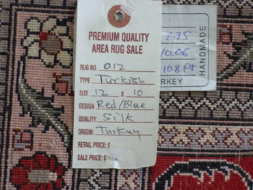 One Of The Kind Hand Made Turkish Silk design rugs size 12' x 10' Abc-Silk-TK012 ABC Rugs Kilims