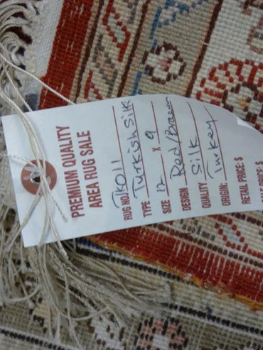 One Of The Kind Hand Made Turkish Silk design rugs size 12' x 9' Abc-Silk-TK011 ABC Rugs Kilims