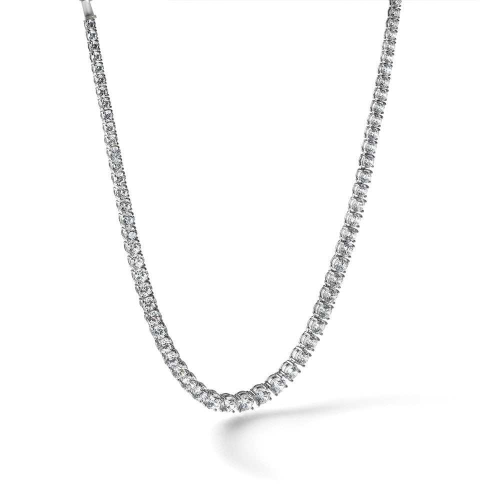 14kw 100 3/4ct Lab Grown Diamond VS+ F+ 20in Graduated Tennis Necklace