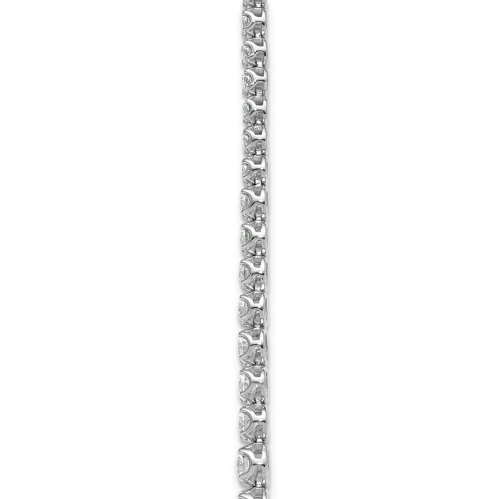 14kw 14 7/8ct Lab Grown Dia VS+ F+ 18in Grad Layered Tennis Necklace