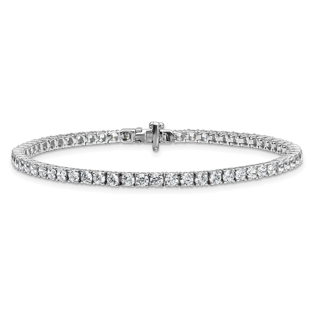 14kw 16 7/8ct Lab Grown Dia VS/SI+ G+ Convertible Tennis Necklace/Bracelet