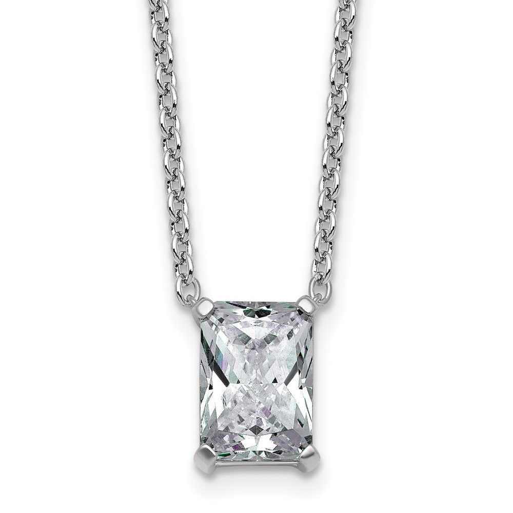14kw 2 1/2ct Radiant 4 Prong Pendant Mounting