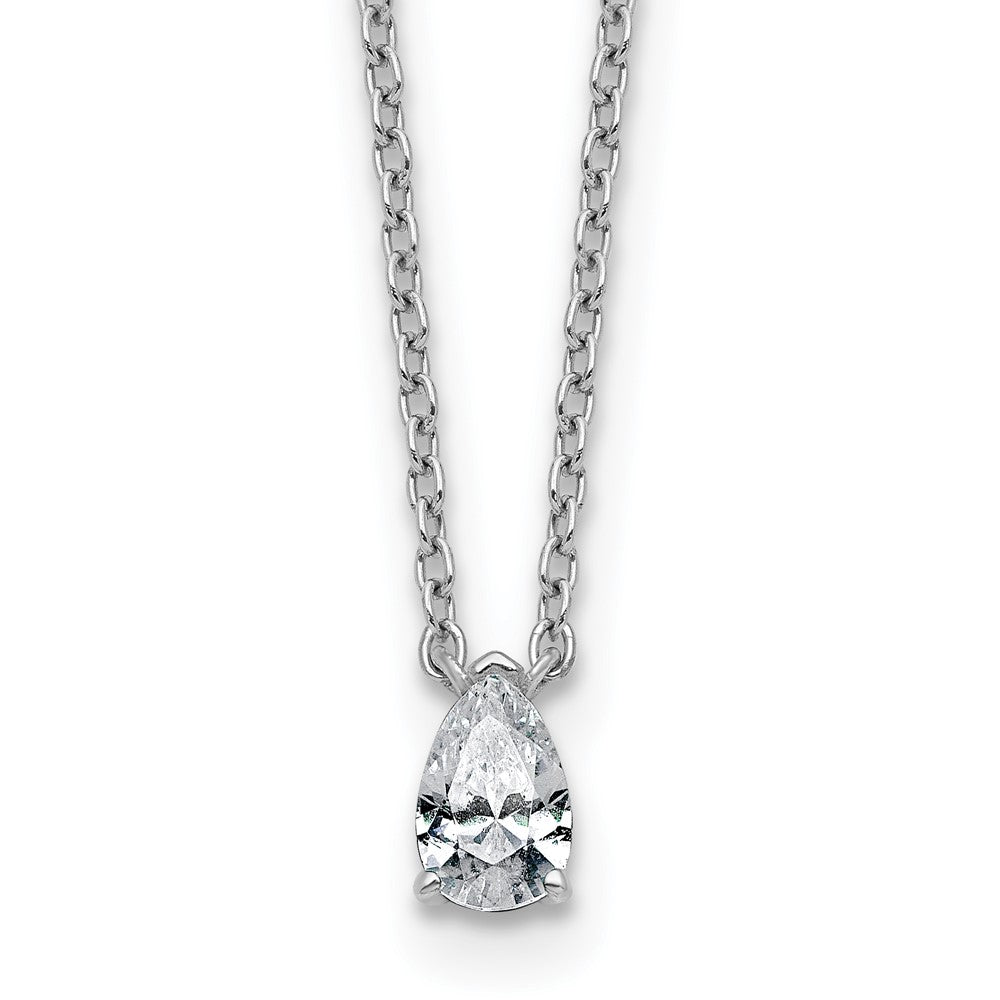 14kw 1/4ct Radiant 3 Prong Pendant Mounting
