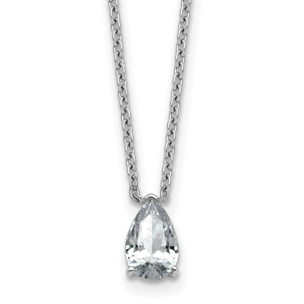 14kw 3/4ct Radiant 3 Prong Pendant Mounting