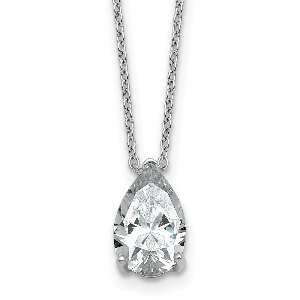 14kw 2ct Radiant 3 Prong Pendant Mounting