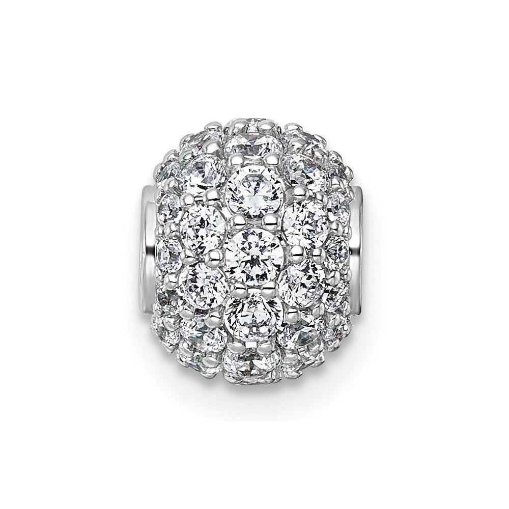 14kw 1ct Lab Grown Diamond VS+ F+ Complete Sphere Slide Pendant