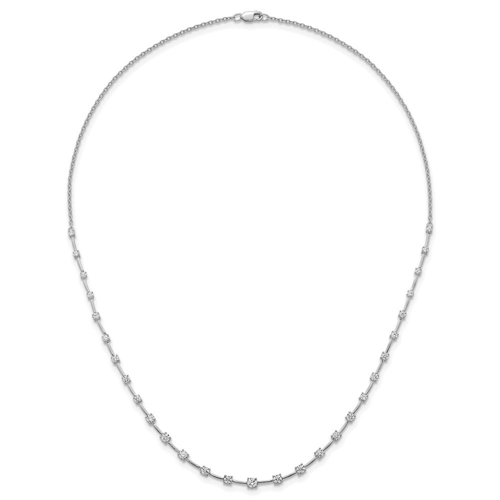 14kw 2ct Lab Grown Diamond VS+ F+ 18in Fashion Tennis Necklace