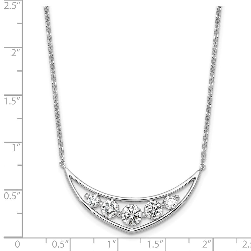 14kw Lab Grown Diamond VS+ F+ Graduated Necklace