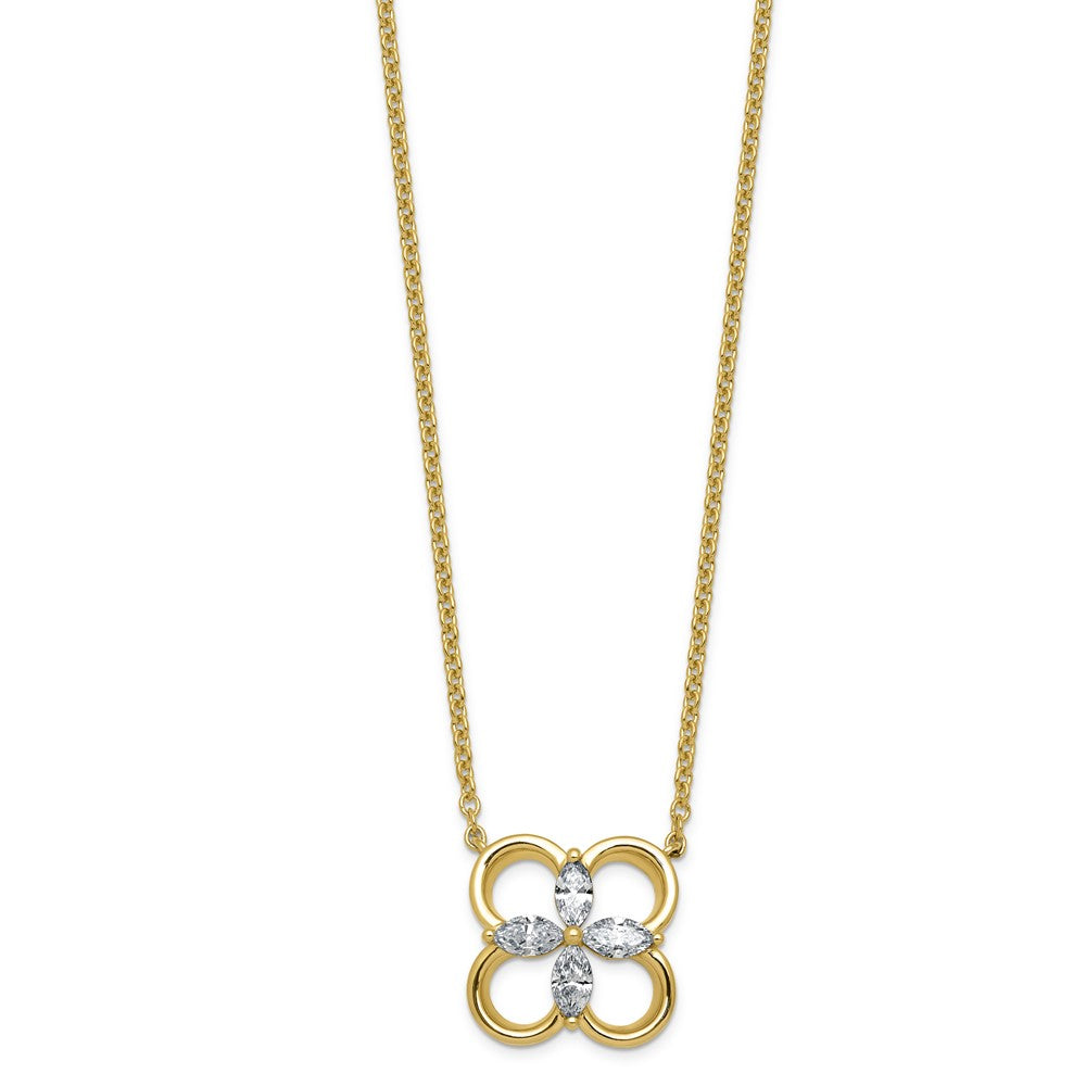 14k Lab Grown Diamond VS+ F+ Fashion Necklace