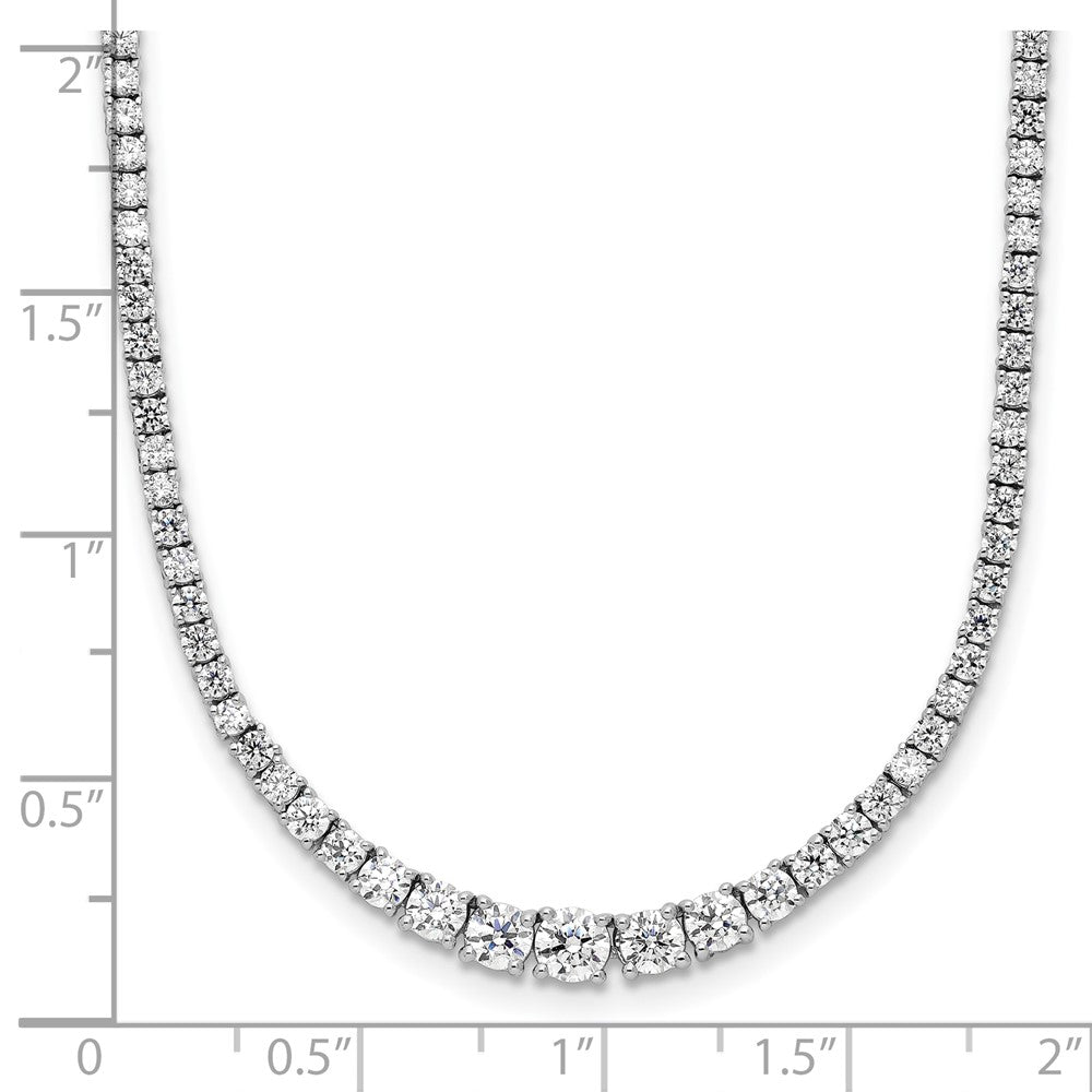 14kw 5ct Lab Grown Diamond VS/SI+ G+ Adjustable Tennis Bolo Necklace
