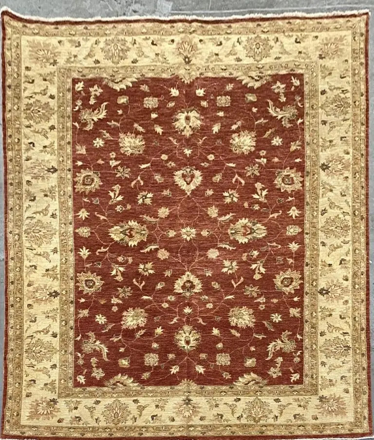 One Of The Kind Pakistani Hand-Knotted Rug 11'07" x 8'09"