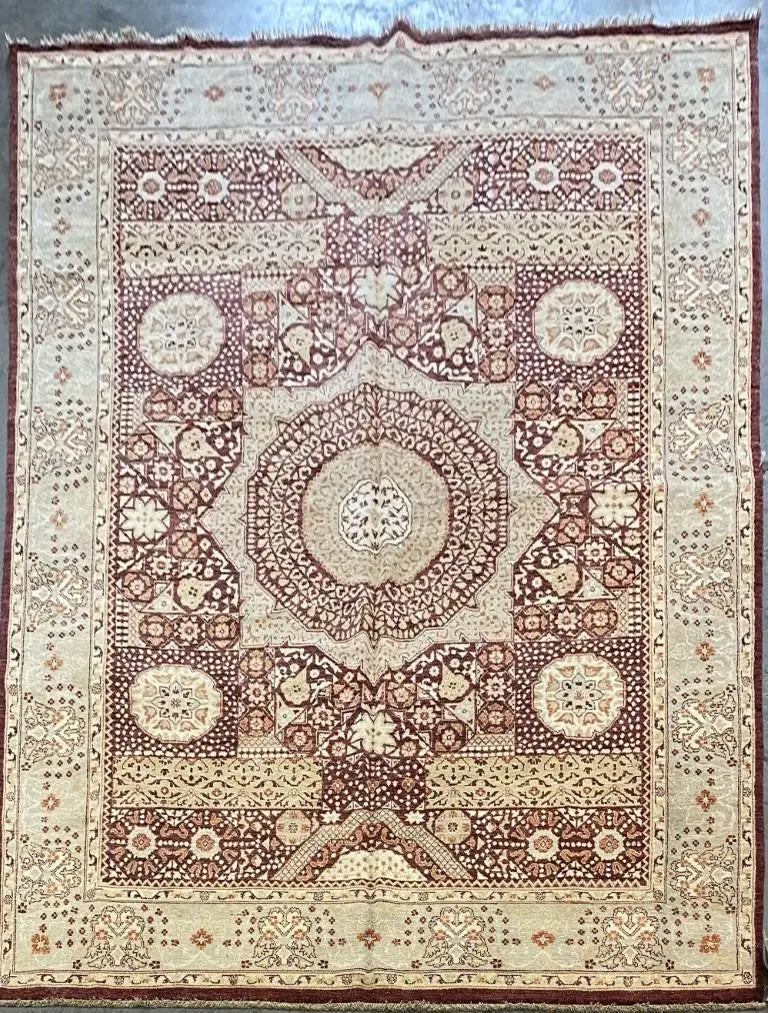 One Of The Kind Pakistani Hand-Knotted Rug 12'1" x 9'0"