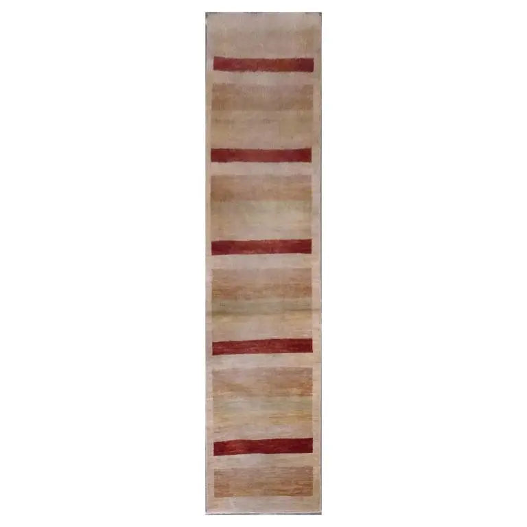 One Of The Kind Pakistani Hand-Knotted Rug 12'4" x 2'7"