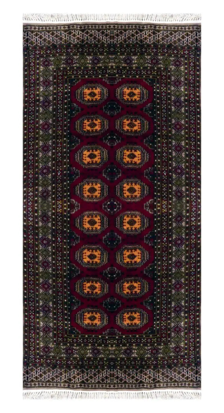 One Of The Kind Pakistani Hand-Knotted Rug 6'4" x 4'1"