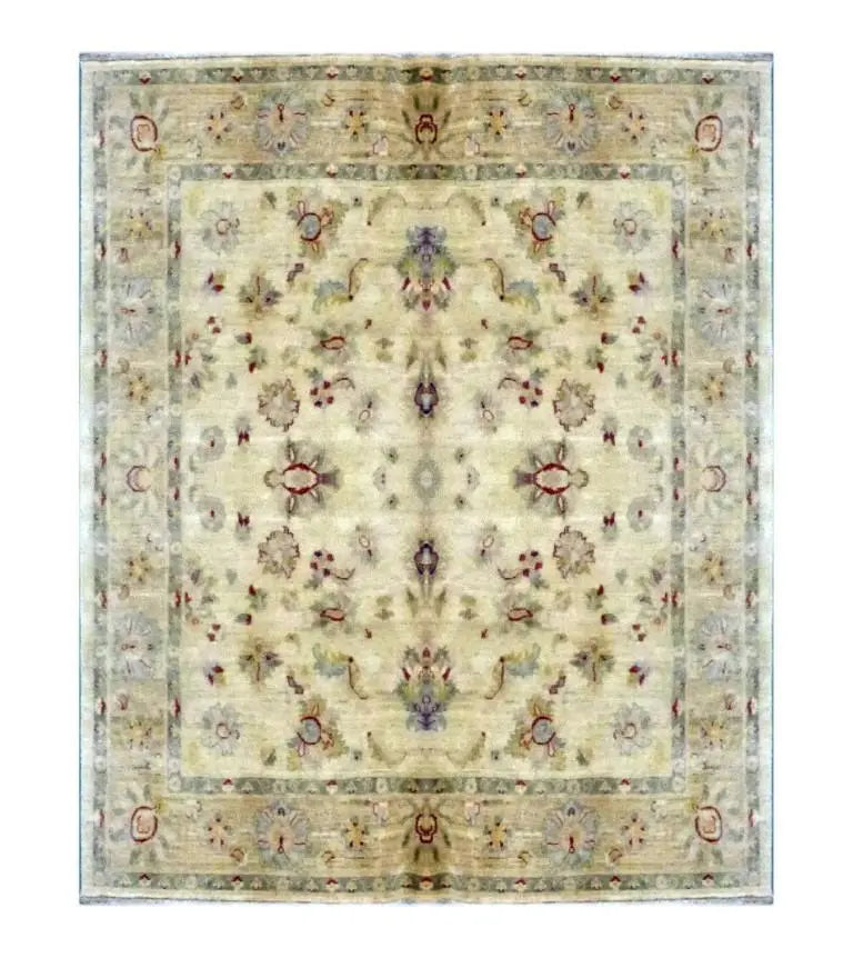One Of The Kind Pakistani Hand-Knotted Rug 6'8" x 6'05"