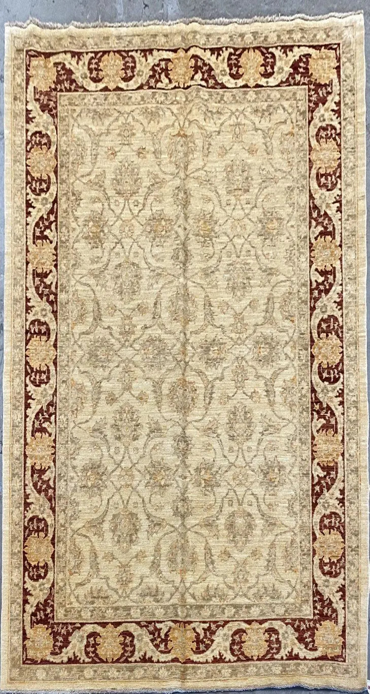 One Of The Kind Pakistani Hand-Knotted Rug 7'10" x 5'8"
