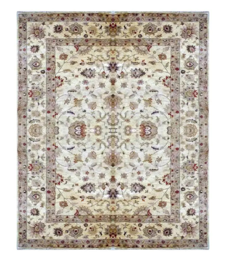One Of The Kind Pakistani Hand-Knotted Rug 8'10" x 6'