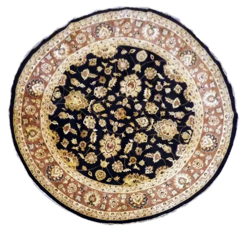 One Of The Kind Pakistani Hand-Knotted Rug 8'10" x 8'10"