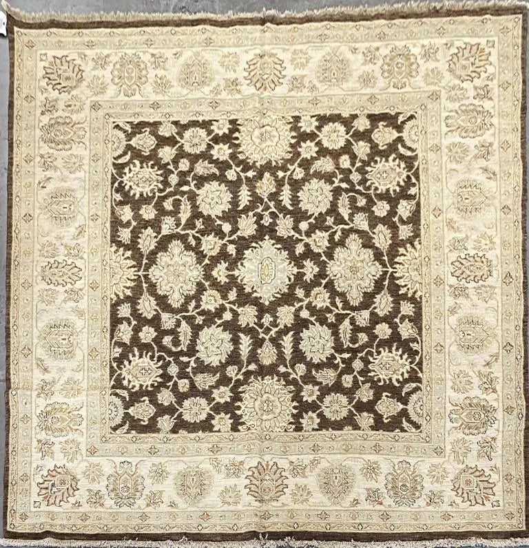 One Of The Kind Pakistani Hand-Knotted Rug 9'0" x 9'0"