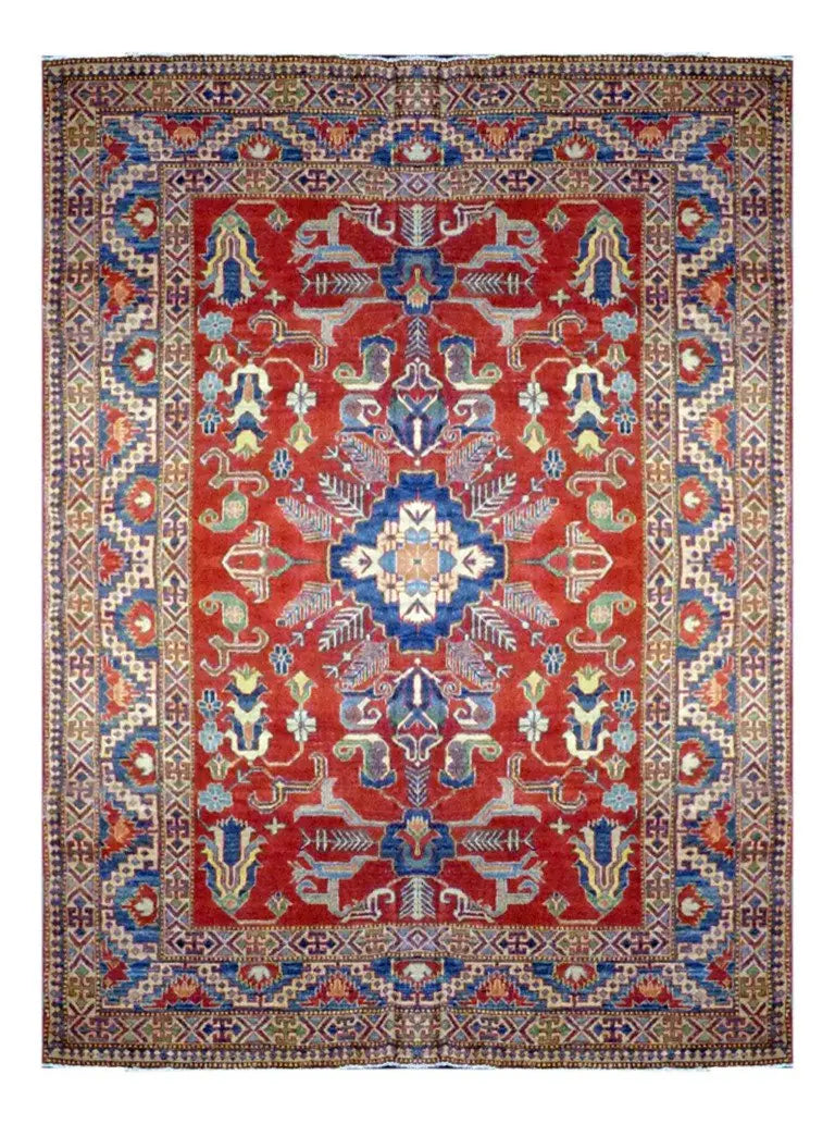 One Of The Kind Pakistani Hand-Knotted Rug 9'2" x 6'7"