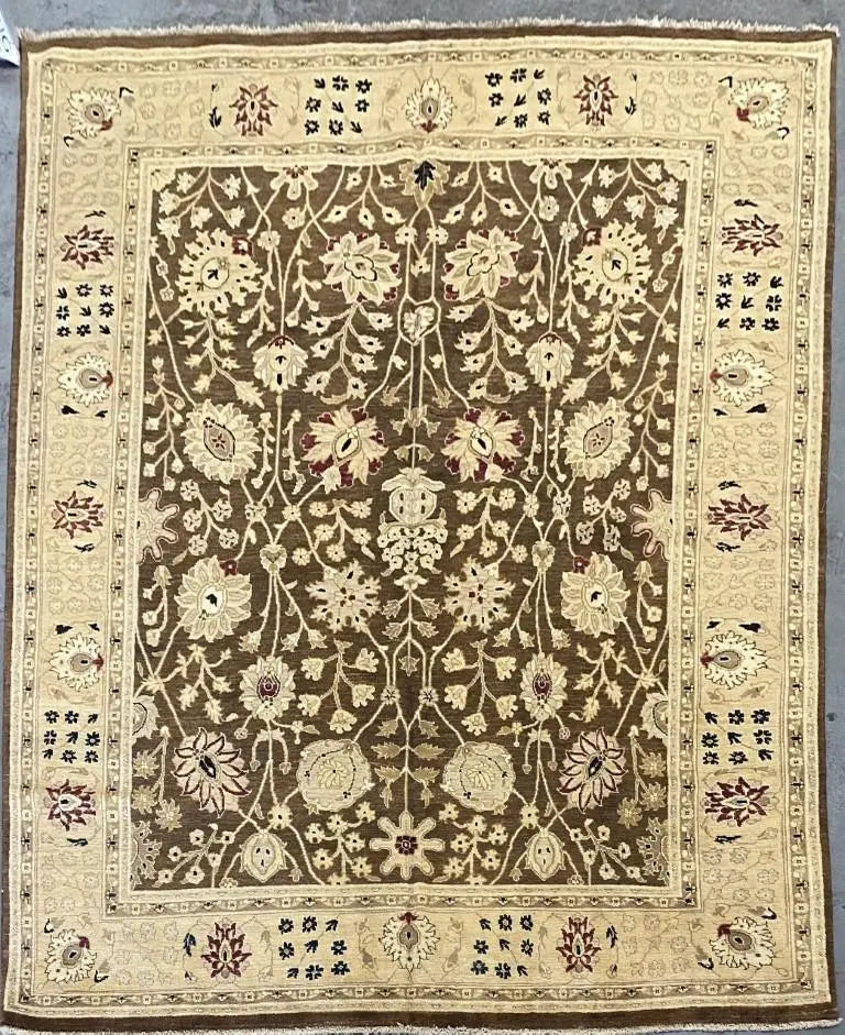 One Of The Kind Pakistani Hand-Knotted Rug 9'9" x 8'0"
