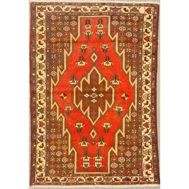 One Of The Kind Persian Bakhtiar Rug 6'6" x 4'3"