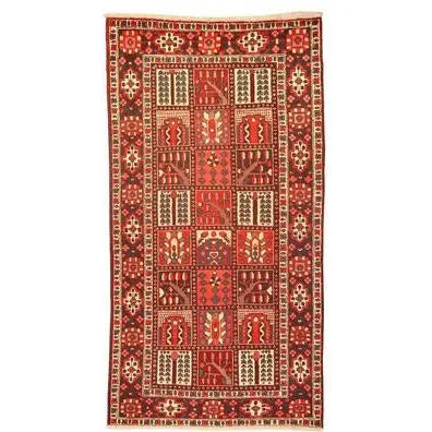 One Of The Kind Persian Bakhtiar Rug 9'10" x 5'1"
