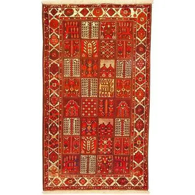 One Of The Kind Persian Bakhtiar Rug 9'2" x 5'2"