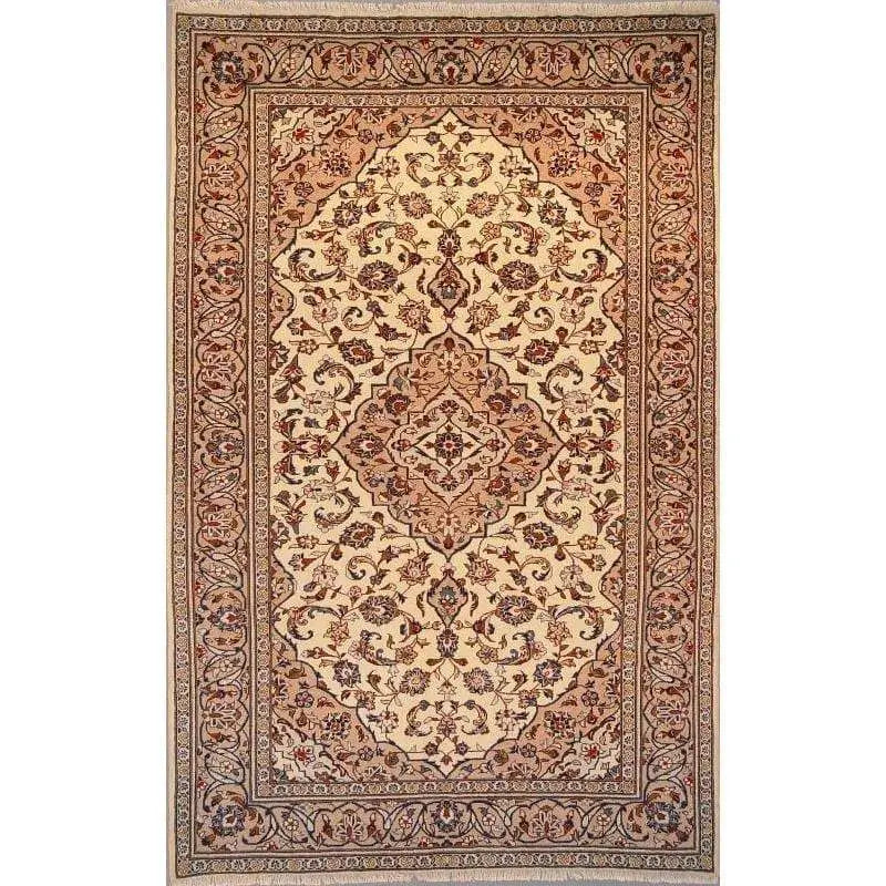 One Of The Kind Persian Kashan Rug 10'0" x 6'6"