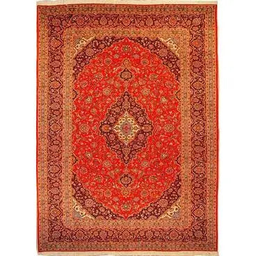 One Of The Kind Persian Kashan Rug 11'8" x 8'0"