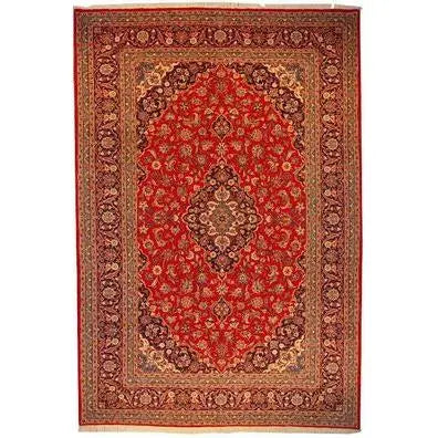One Of The Kind Persian Kashan Rug 12'0" x 8'0"