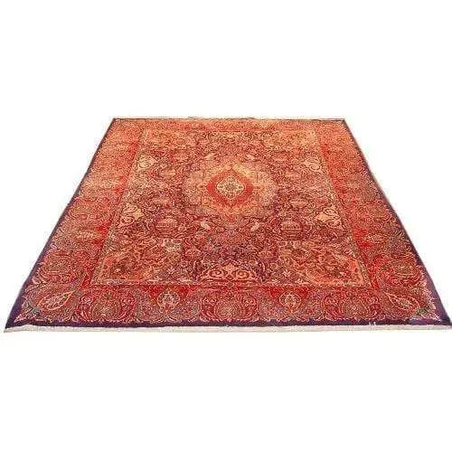 One Of The Kind Persian Kashan Rug 12'11" x 9'7"
